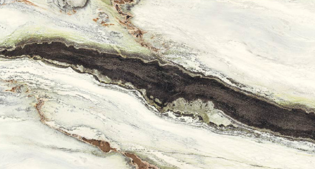 Italian Porcelain Tile Panda White 30" x 60" 1/4" Glint