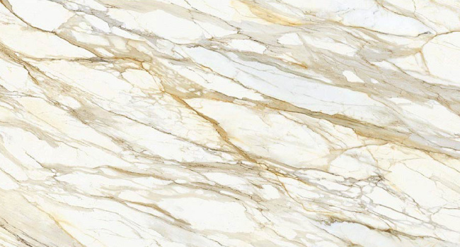 Italian Slab Calacatta Borghini Face B 64" x 128" 1/2" Porcelain Soft 3D