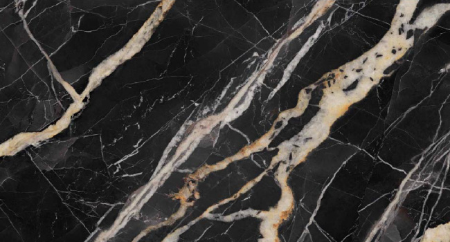 Italian Slab Golden Carbon Face A 64" x 128" 1/2" Porcelain Lux