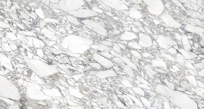Italian Slab Bianco Vagli Face B 64" x 128" 1/2" Porcelain Soft 3D