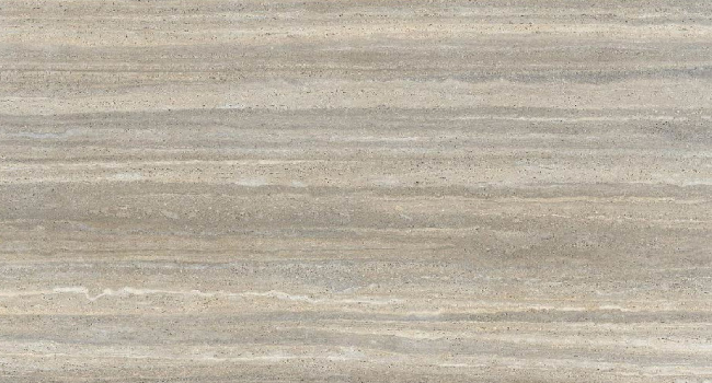 Italian Slab Travertino Greige 64" x 128" 1/2" Porcelain Natural