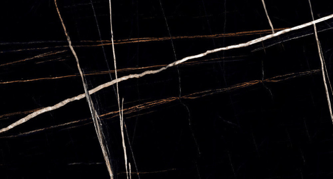 Sahara Noir 48" x 48" Glossy Black Porcelain Tile